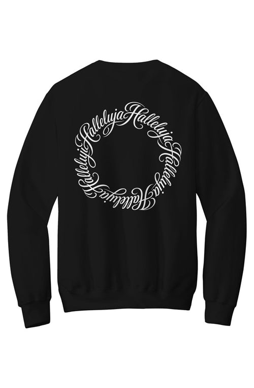 Core Fleece Crewneck Pocket Sweatshirt Halleluja
